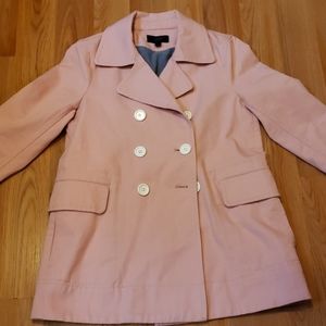 J Crew pink peacoat sz 6